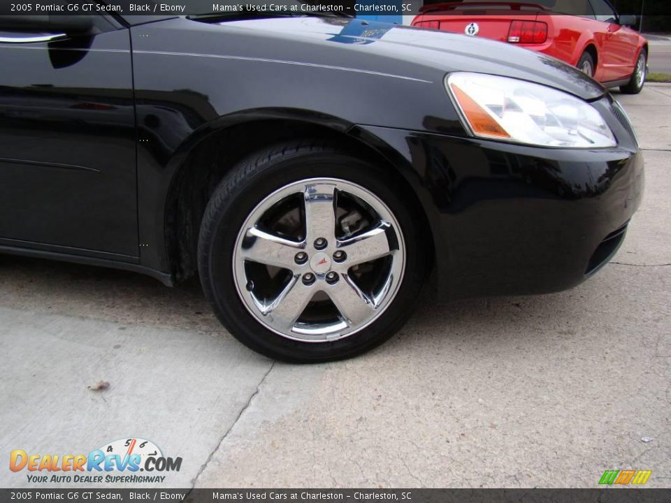 2005 Pontiac G6 GT Sedan Black / Ebony Photo #25