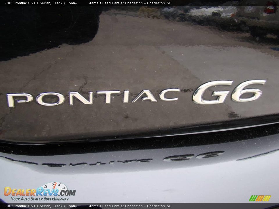 2005 Pontiac G6 GT Sedan Black / Ebony Photo #33