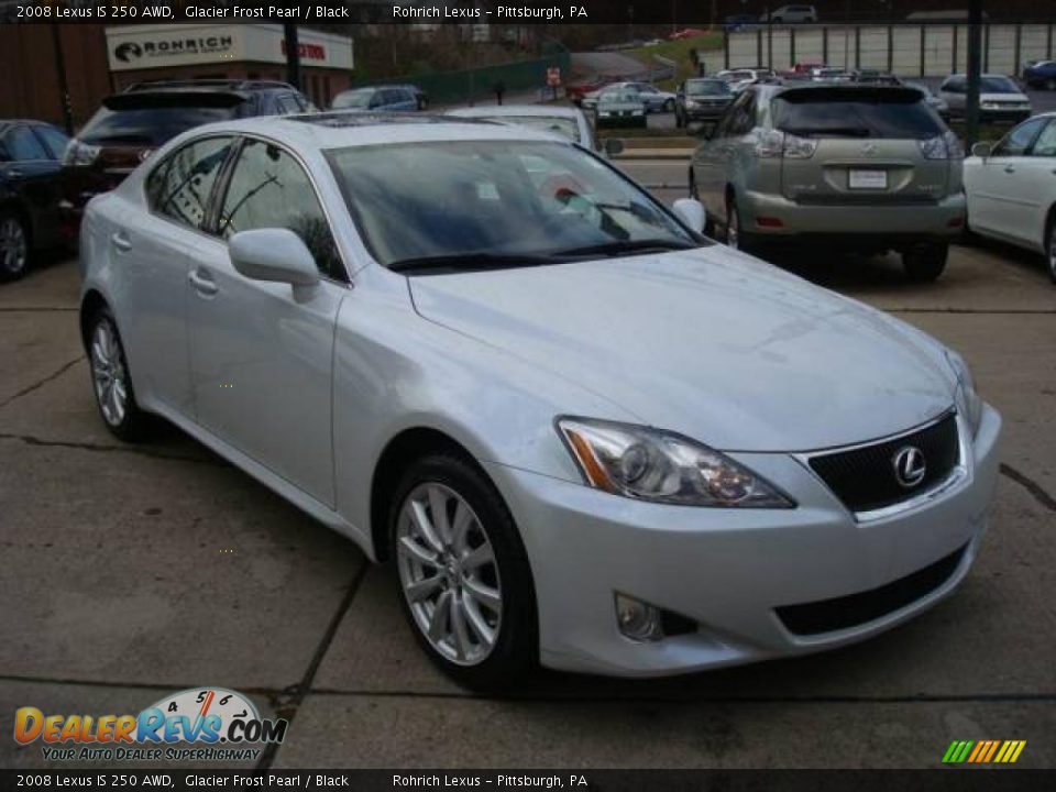2008 Lexus IS 250 AWD Glacier Frost Pearl / Black Photo #5
