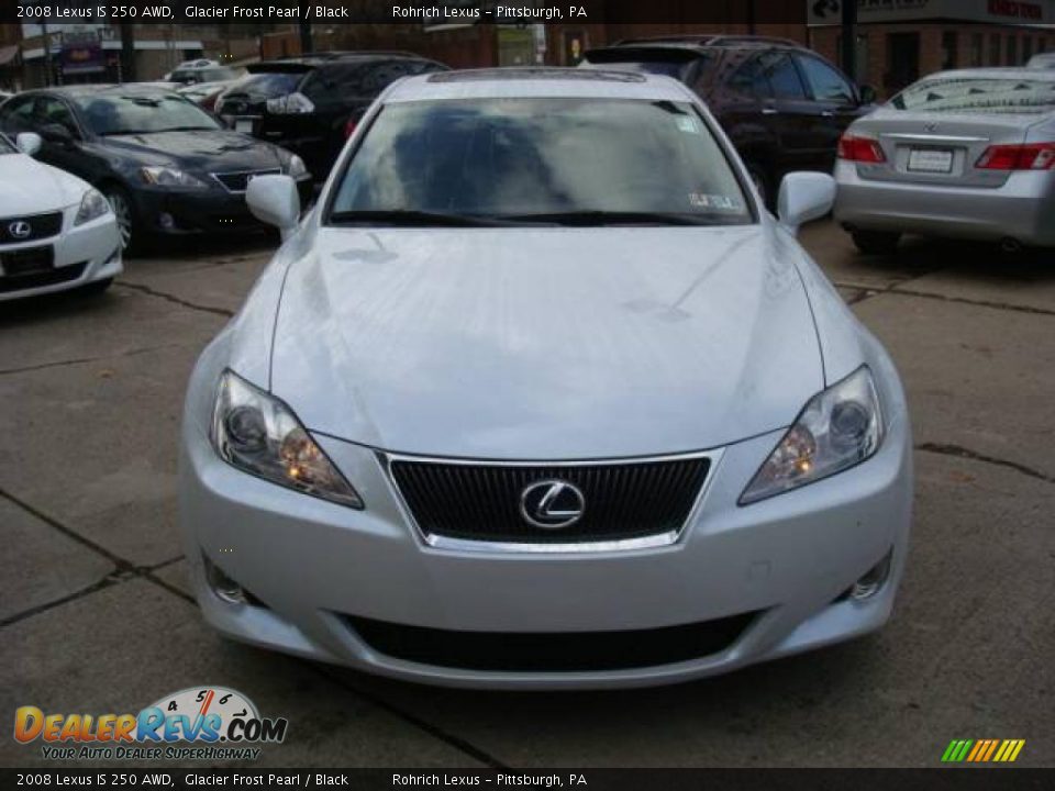 2008 Lexus IS 250 AWD Glacier Frost Pearl / Black Photo #6