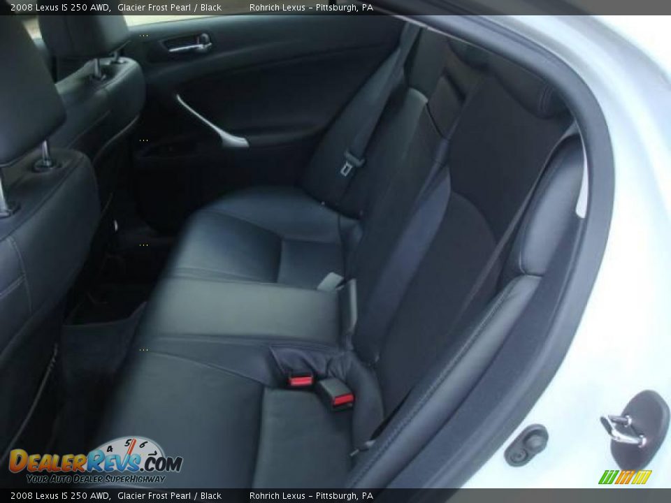 2008 Lexus IS 250 AWD Glacier Frost Pearl / Black Photo #9