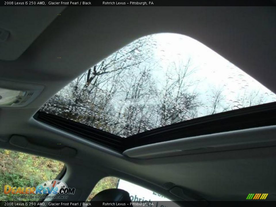 2008 Lexus IS 250 AWD Glacier Frost Pearl / Black Photo #12