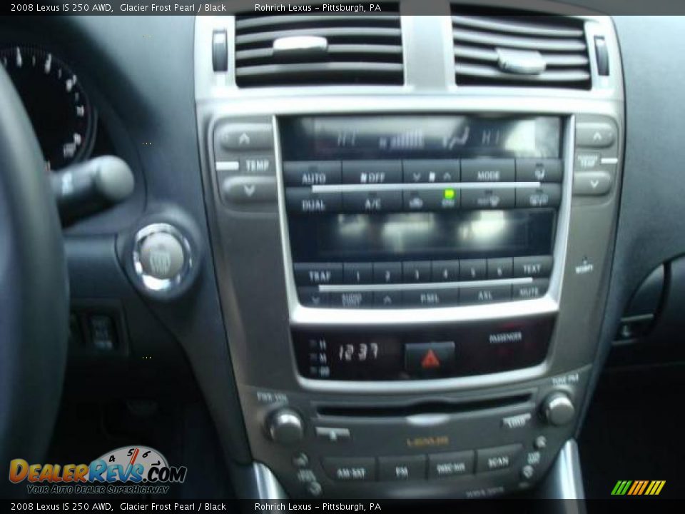 2008 Lexus IS 250 AWD Glacier Frost Pearl / Black Photo #13