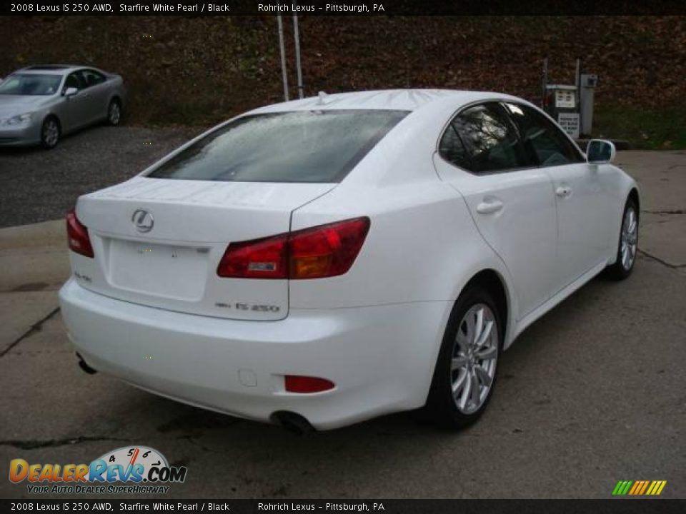 2008 Lexus IS 250 AWD Starfire White Pearl / Black Photo #2