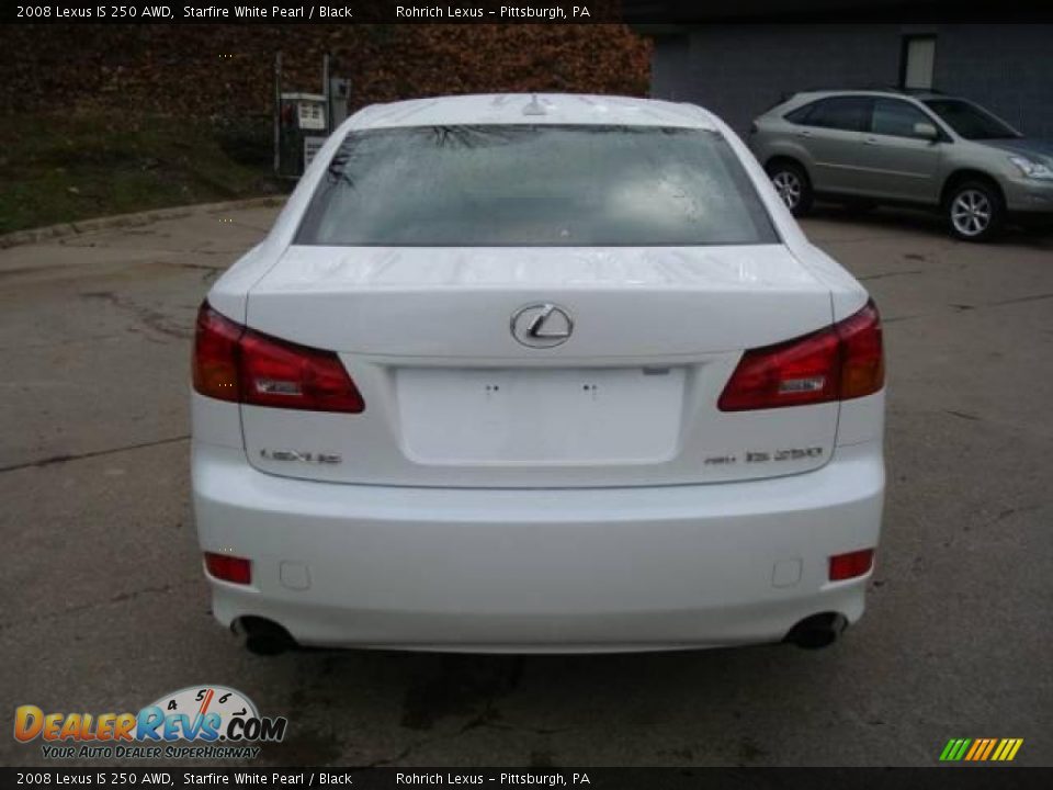 2008 Lexus IS 250 AWD Starfire White Pearl / Black Photo #3
