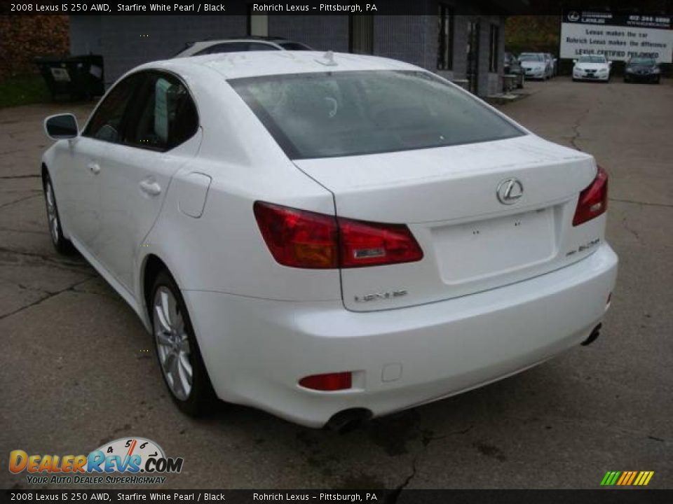 2008 Lexus IS 250 AWD Starfire White Pearl / Black Photo #4