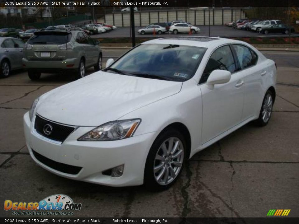 2008 Lexus IS 250 AWD Starfire White Pearl / Black Photo #5