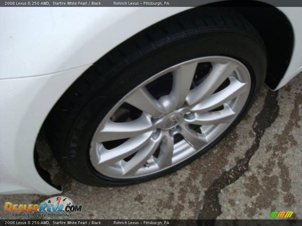 2008 Lexus IS 250 AWD Starfire White Pearl / Black Photo #7