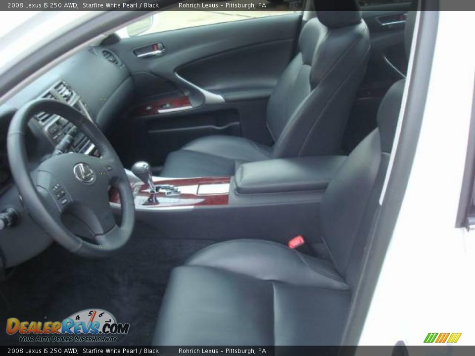 2008 Lexus IS 250 AWD Starfire White Pearl / Black Photo #8
