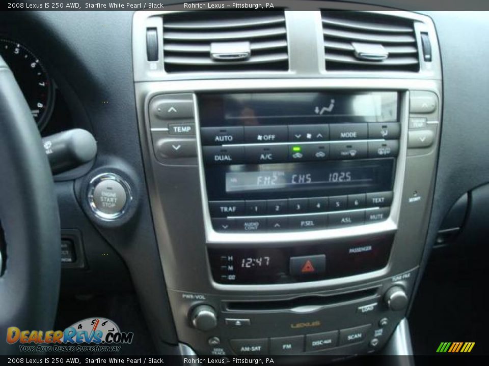 2008 Lexus IS 250 AWD Starfire White Pearl / Black Photo #13