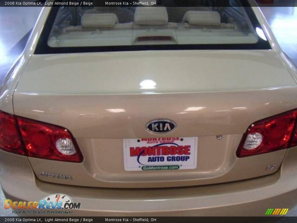 2008 Kia Optima LX Light Almond Beige / Beige Photo #5