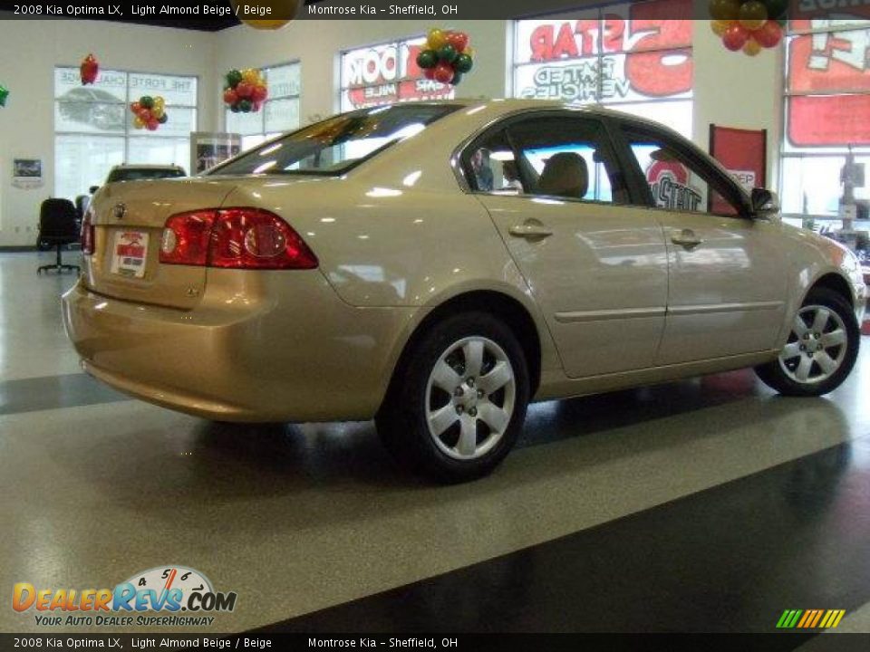 2008 Kia Optima LX Light Almond Beige / Beige Photo #6