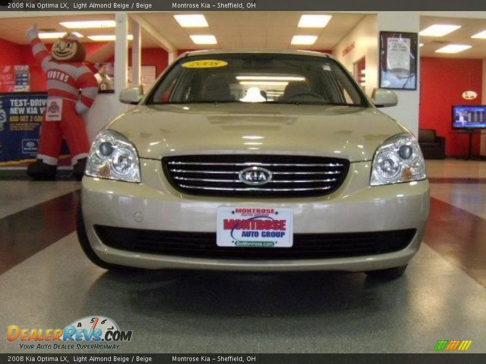 2008 Kia Optima LX Light Almond Beige / Beige Photo #8