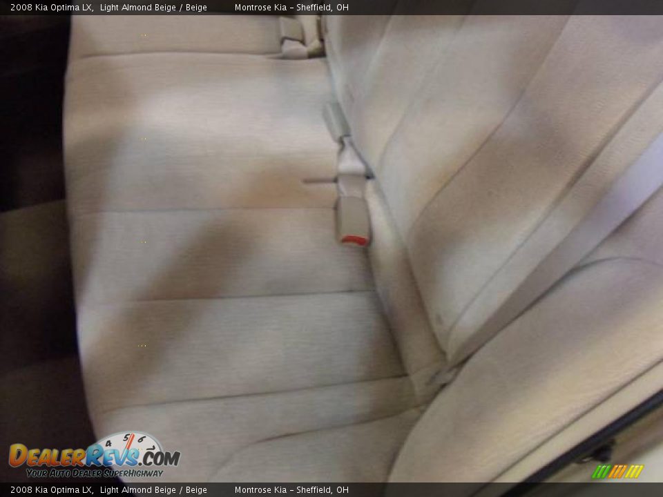 2008 Kia Optima LX Light Almond Beige / Beige Photo #11