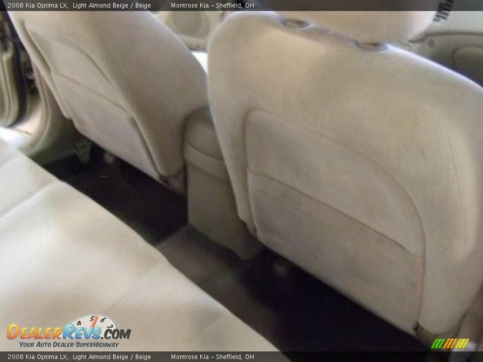 2008 Kia Optima LX Light Almond Beige / Beige Photo #16