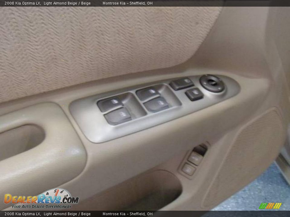 2008 Kia Optima LX Light Almond Beige / Beige Photo #19