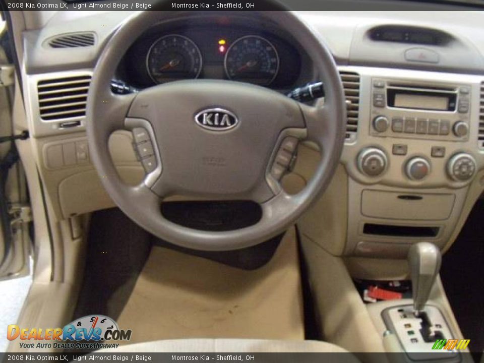 2008 Kia Optima LX Light Almond Beige / Beige Photo #20