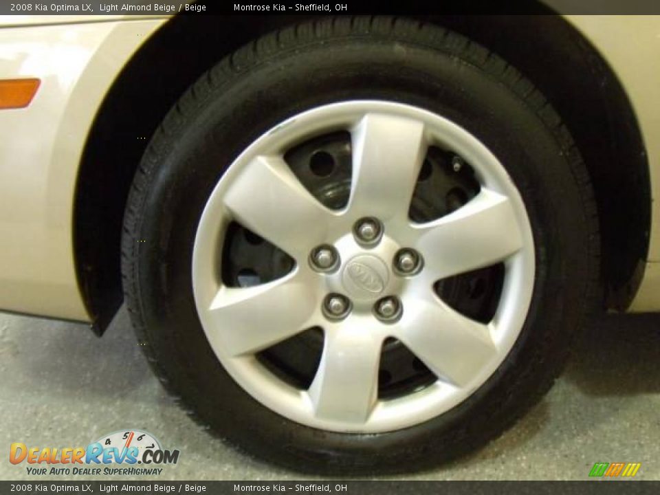 2008 Kia Optima LX Light Almond Beige / Beige Photo #28