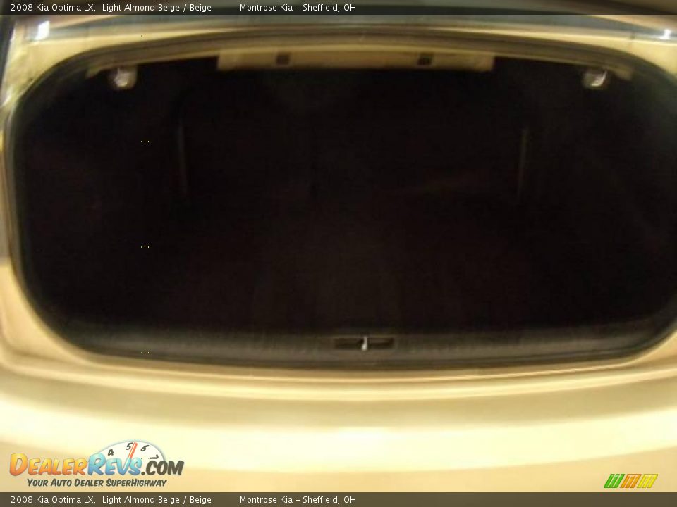 2008 Kia Optima LX Light Almond Beige / Beige Photo #30