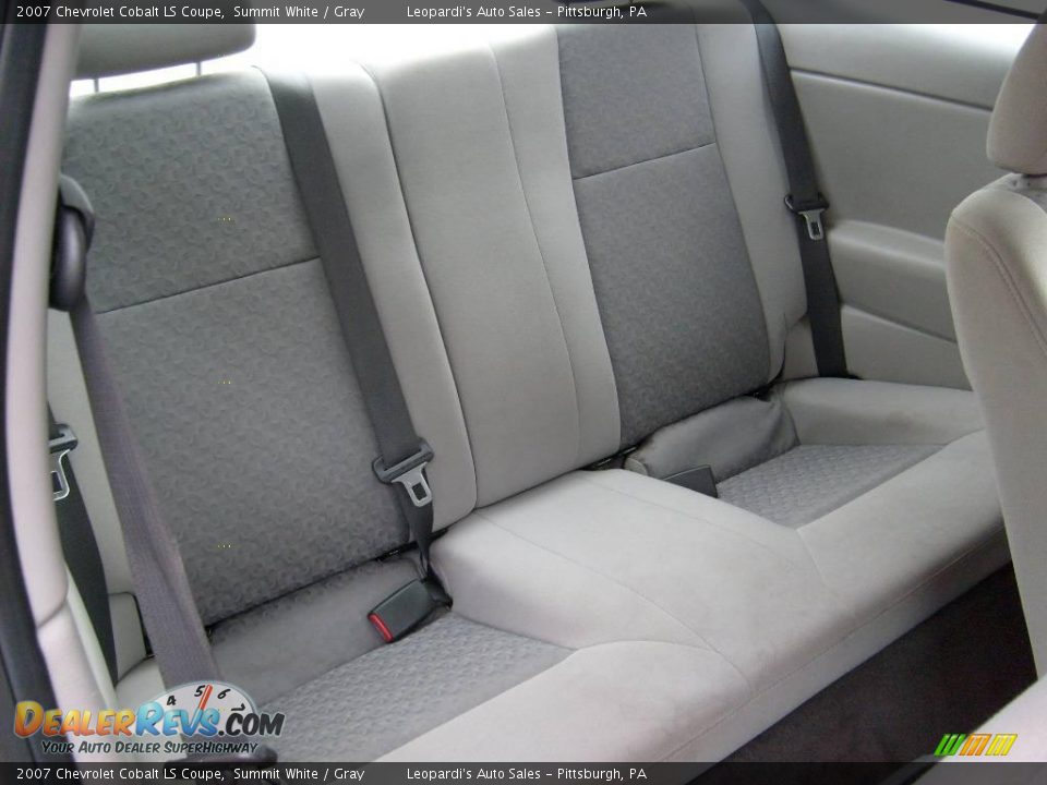 2007 Chevrolet Cobalt LS Coupe Summit White / Gray Photo #11