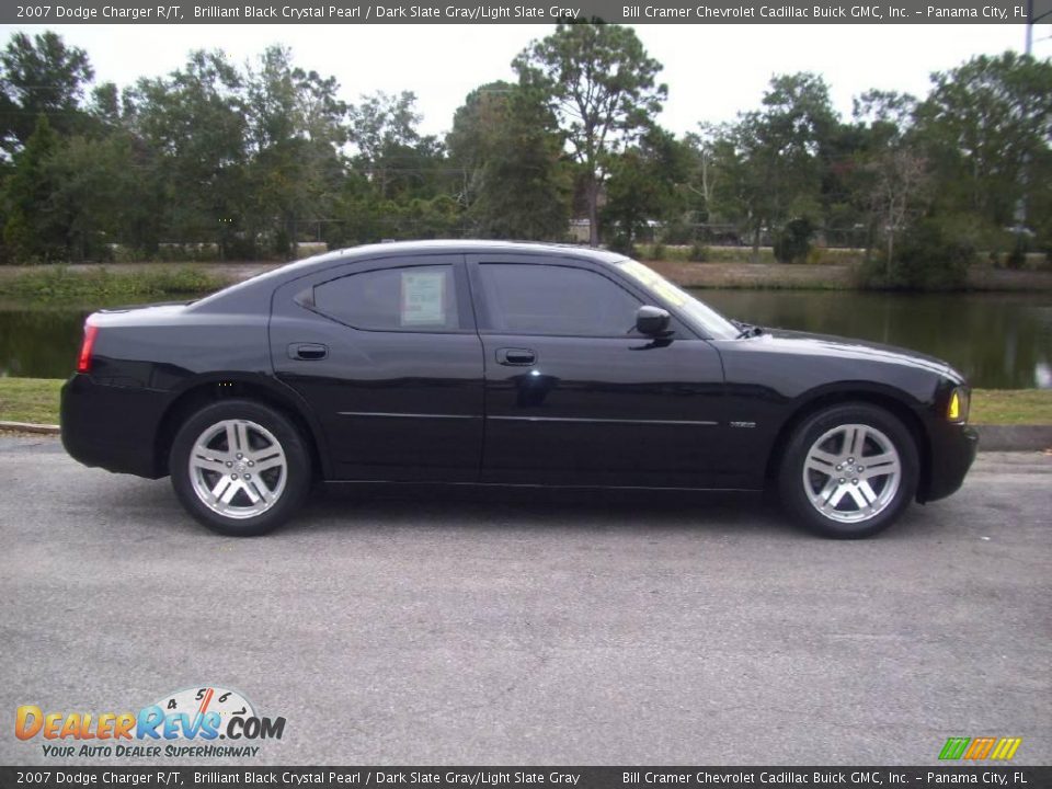 2007 Dodge Charger R/T Brilliant Black Crystal Pearl / Dark Slate Gray/Light Slate Gray Photo #1