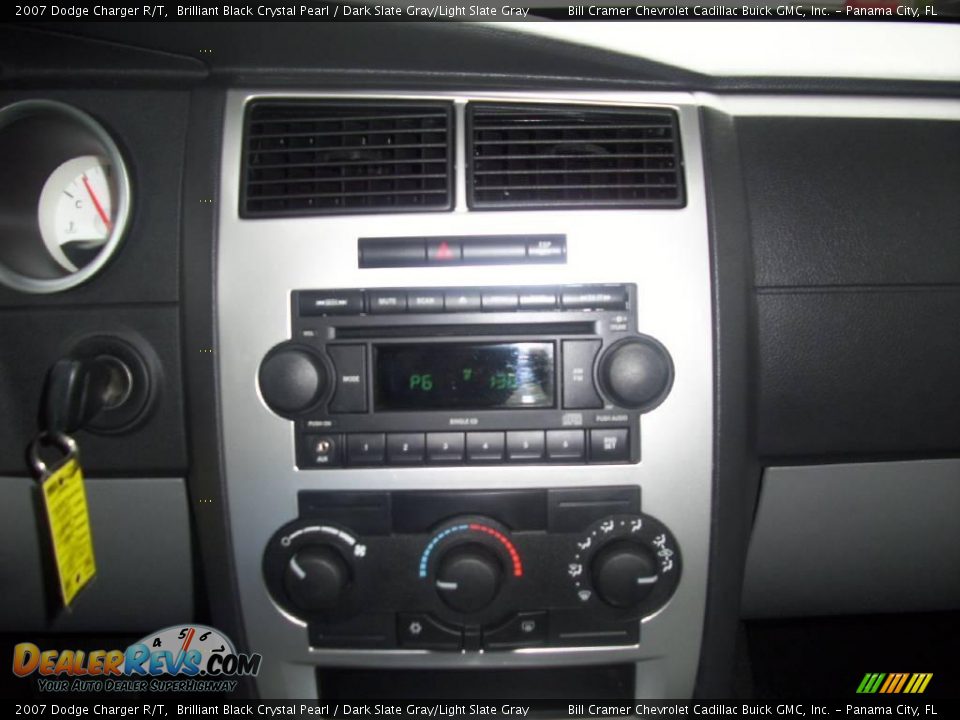 2007 Dodge Charger R/T Brilliant Black Crystal Pearl / Dark Slate Gray/Light Slate Gray Photo #10