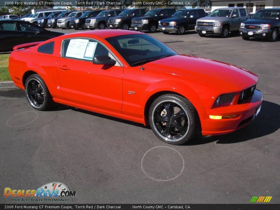 2006 Ford Mustang GT Premium Coupe Torch Red / Dark Charcoal Photo #1