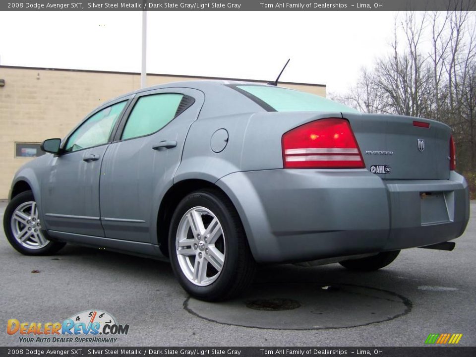 2008 Dodge Avenger SXT Silver Steel Metallic / Dark Slate Gray/Light Slate Gray Photo #4