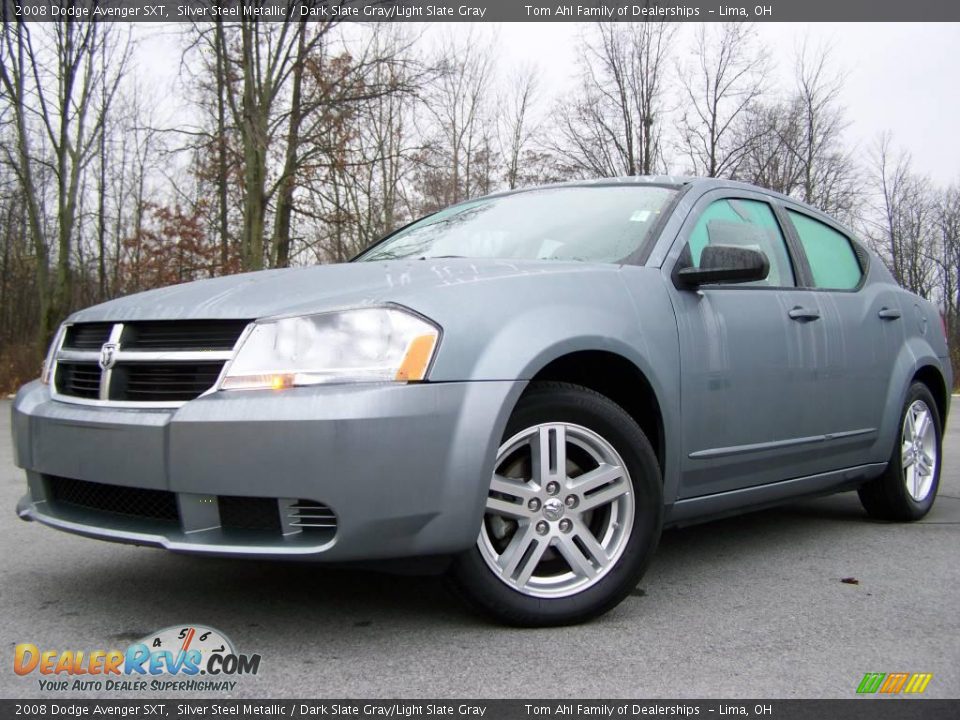 2008 Dodge Avenger SXT Silver Steel Metallic / Dark Slate Gray/Light Slate Gray Photo #5