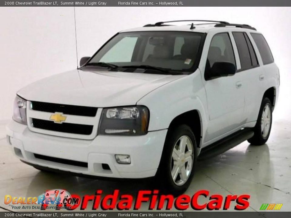 2008 Chevrolet TrailBlazer LT Summit White / Light Gray Photo #1