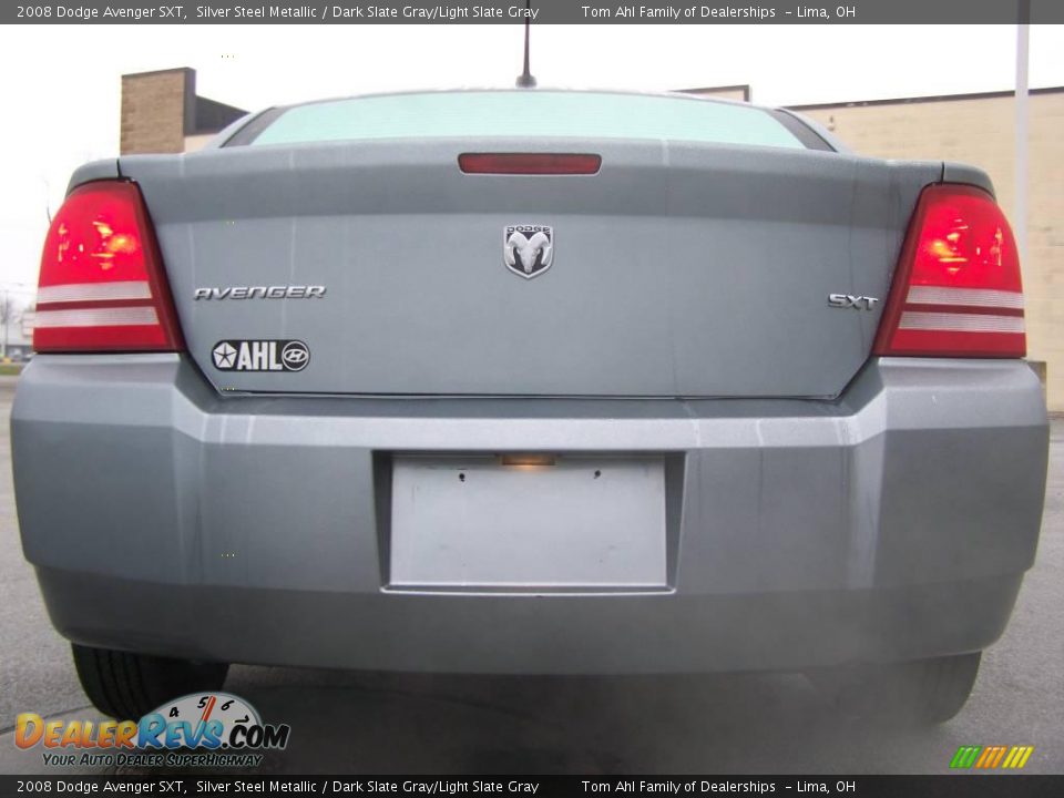 2008 Dodge Avenger SXT Silver Steel Metallic / Dark Slate Gray/Light Slate Gray Photo #6