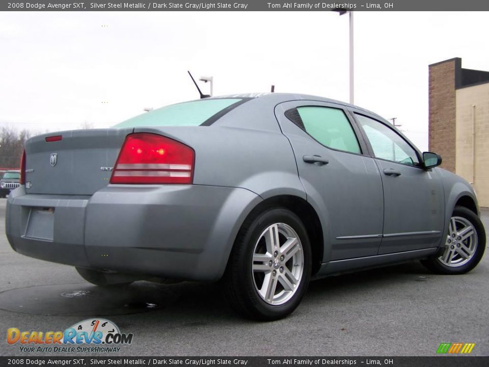 2008 Dodge Avenger SXT Silver Steel Metallic / Dark Slate Gray/Light Slate Gray Photo #7