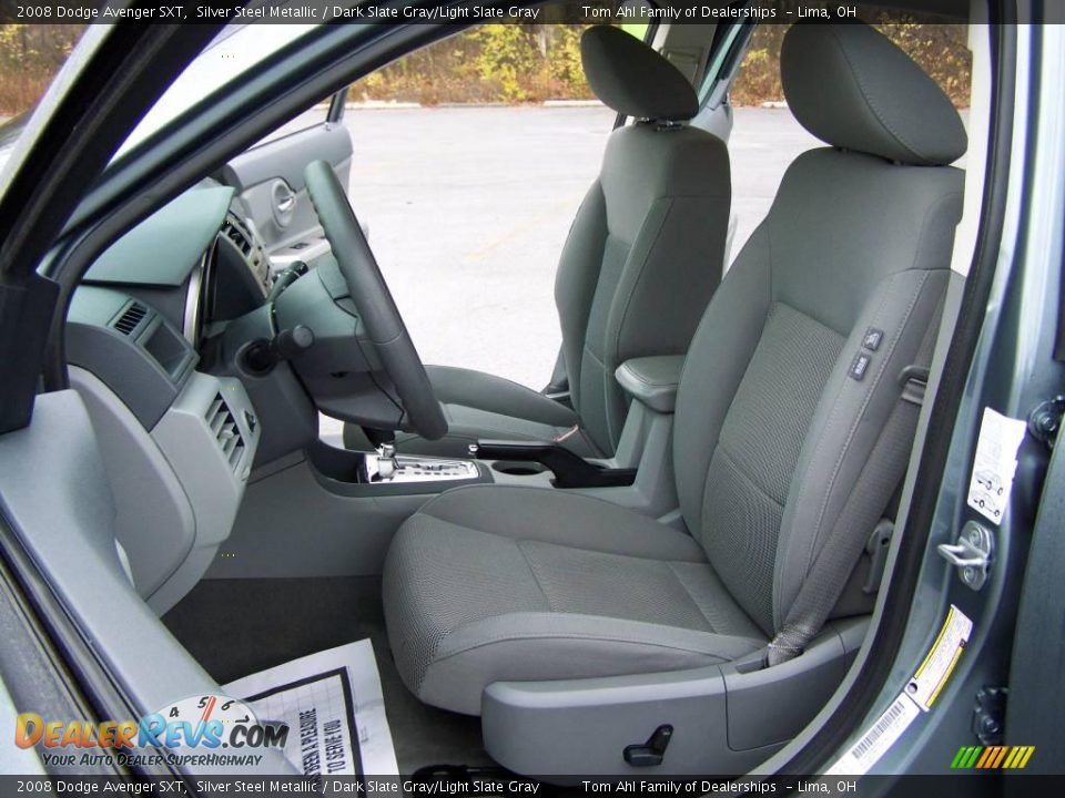 2008 Dodge Avenger SXT Silver Steel Metallic / Dark Slate Gray/Light Slate Gray Photo #9