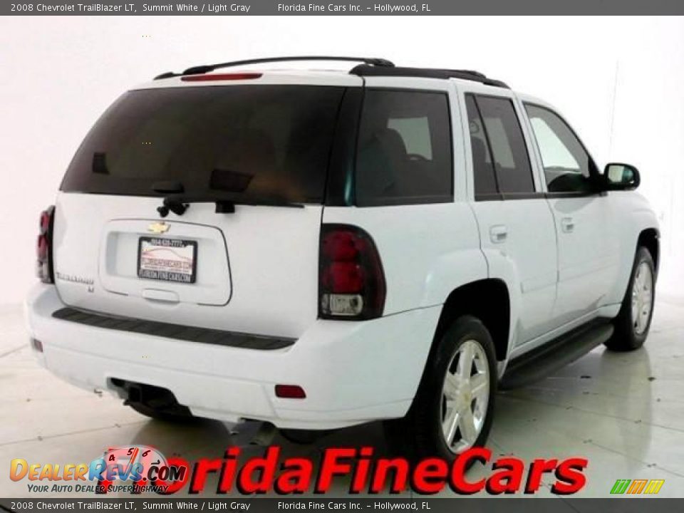 2008 Chevrolet TrailBlazer LT Summit White / Light Gray Photo #2