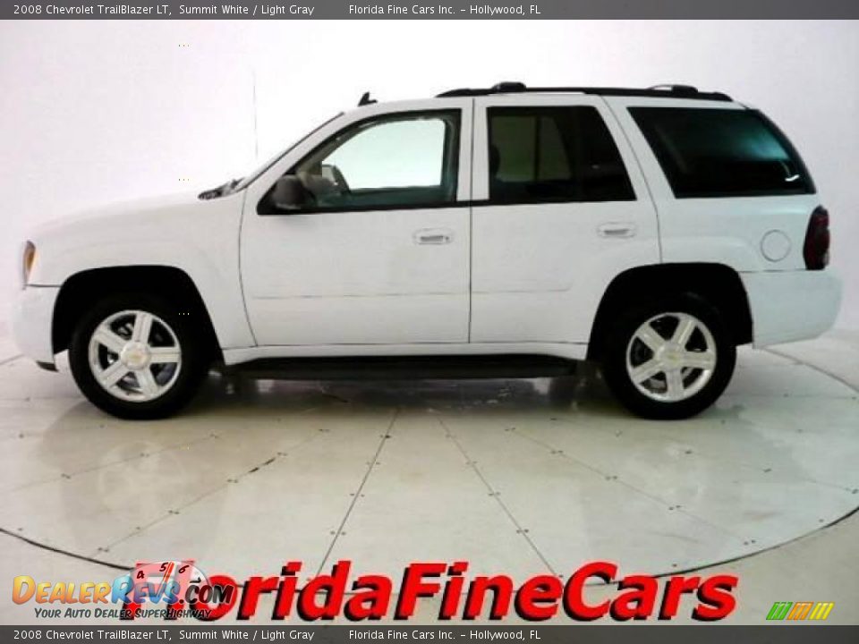 2008 Chevrolet TrailBlazer LT Summit White / Light Gray Photo #3