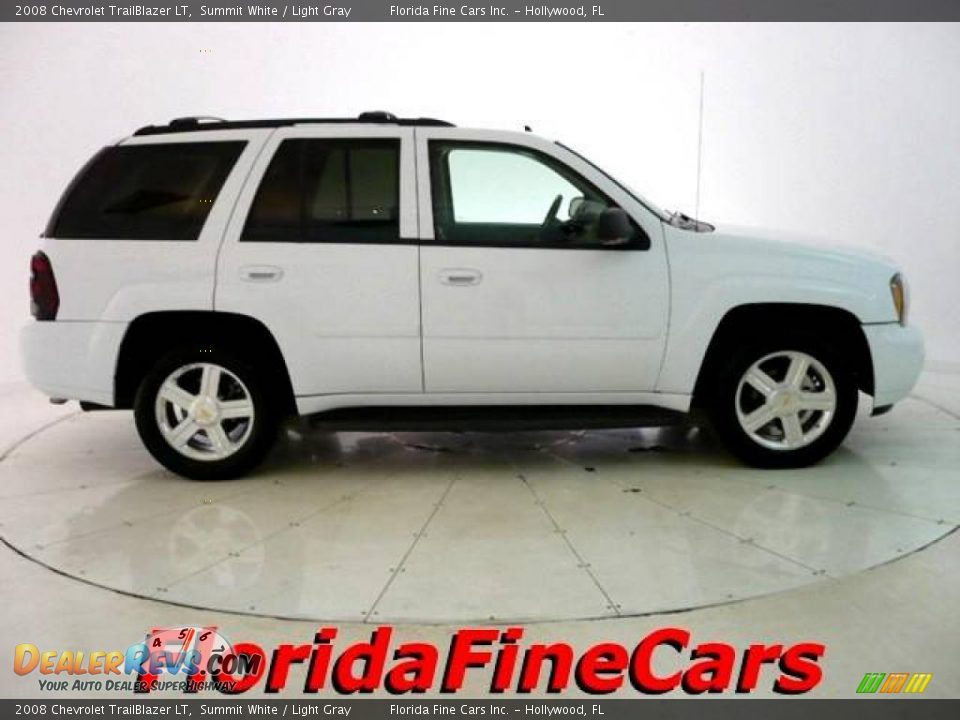 2008 Chevrolet TrailBlazer LT Summit White / Light Gray Photo #4