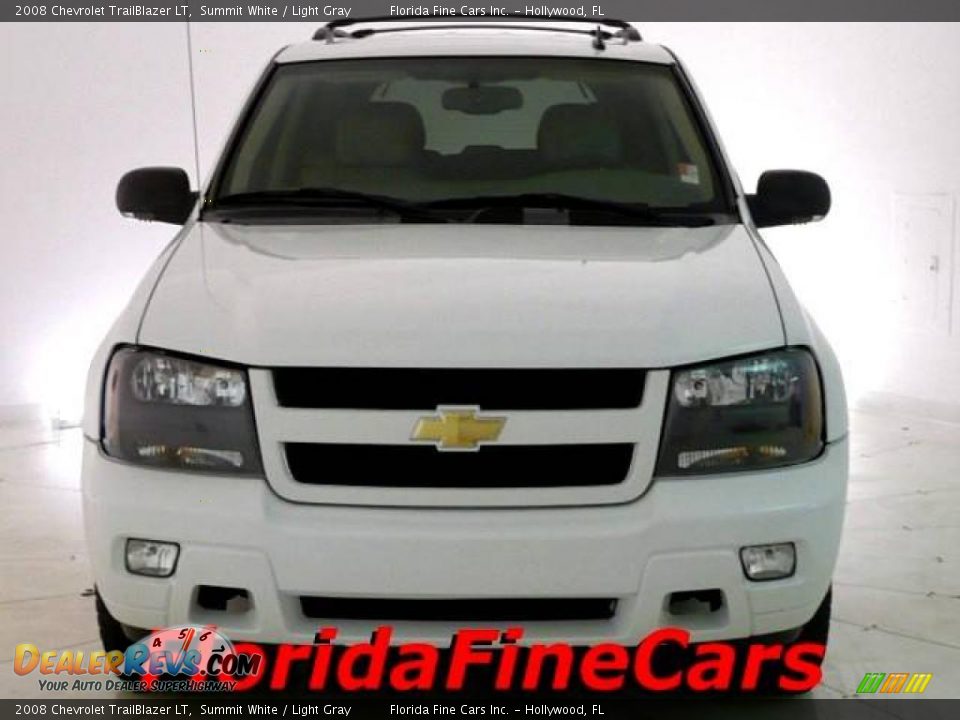 2008 Chevrolet TrailBlazer LT Summit White / Light Gray Photo #5
