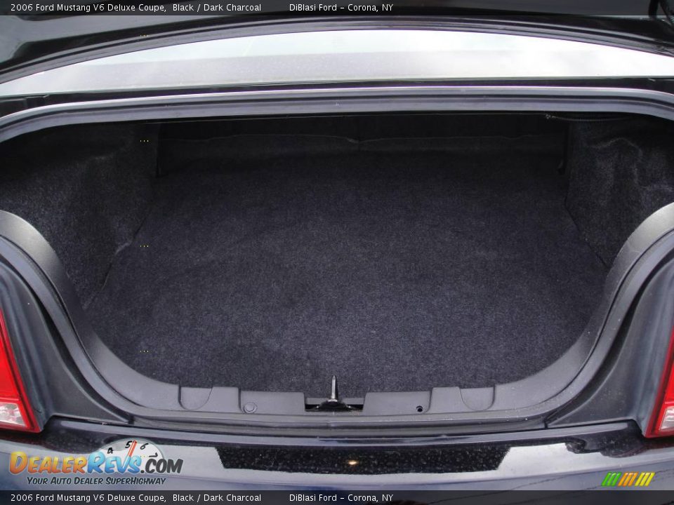 2006 Ford Mustang V6 Deluxe Coupe Black / Dark Charcoal Photo #9