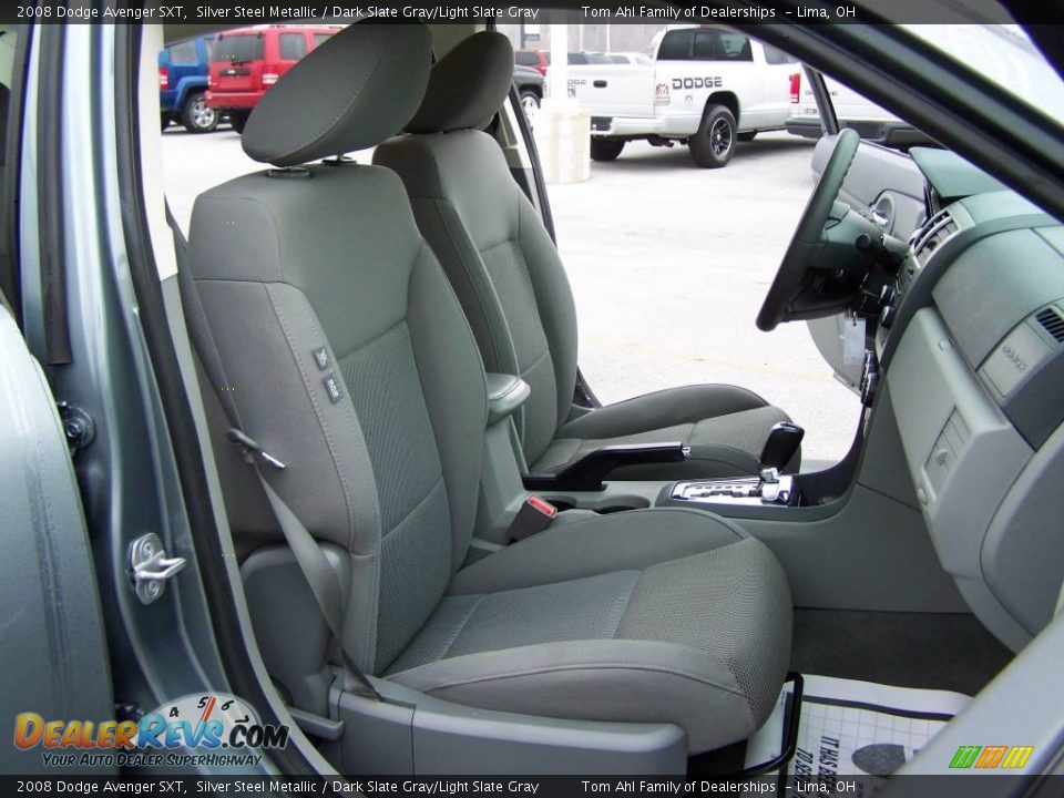 2008 Dodge Avenger SXT Silver Steel Metallic / Dark Slate Gray/Light Slate Gray Photo #12