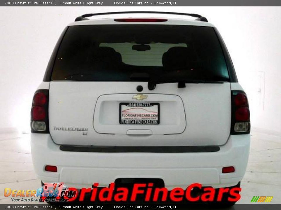 2008 Chevrolet TrailBlazer LT Summit White / Light Gray Photo #6