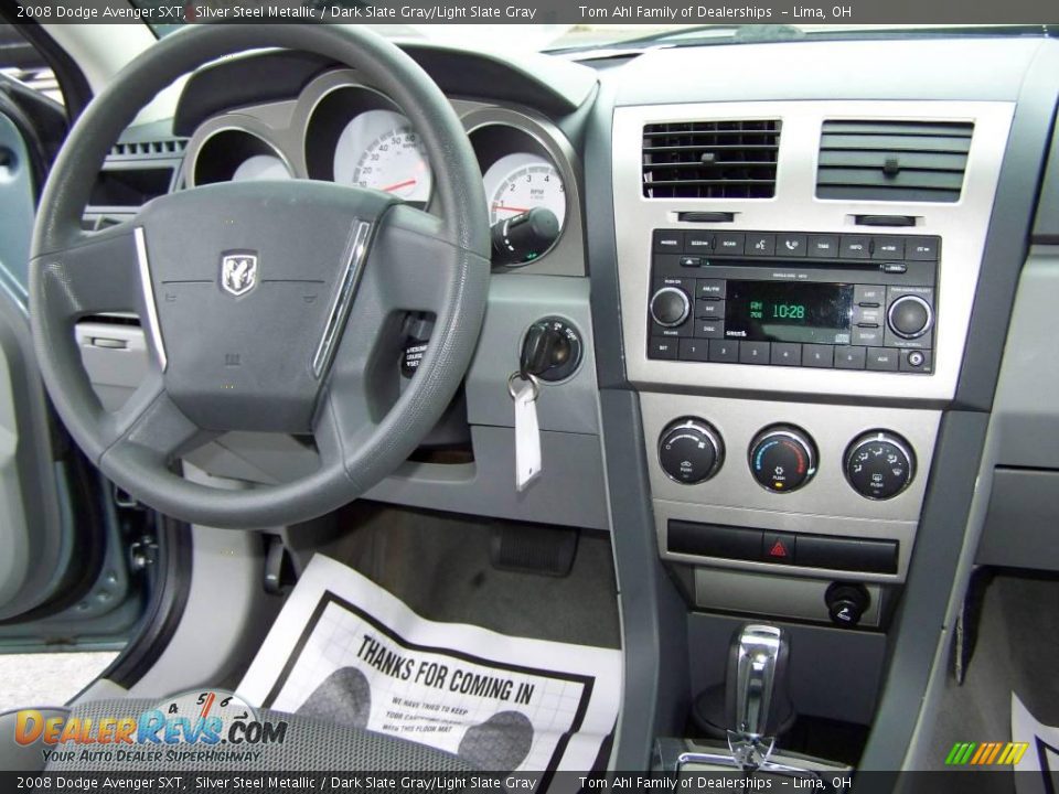 2008 Dodge Avenger SXT Silver Steel Metallic / Dark Slate Gray/Light Slate Gray Photo #13