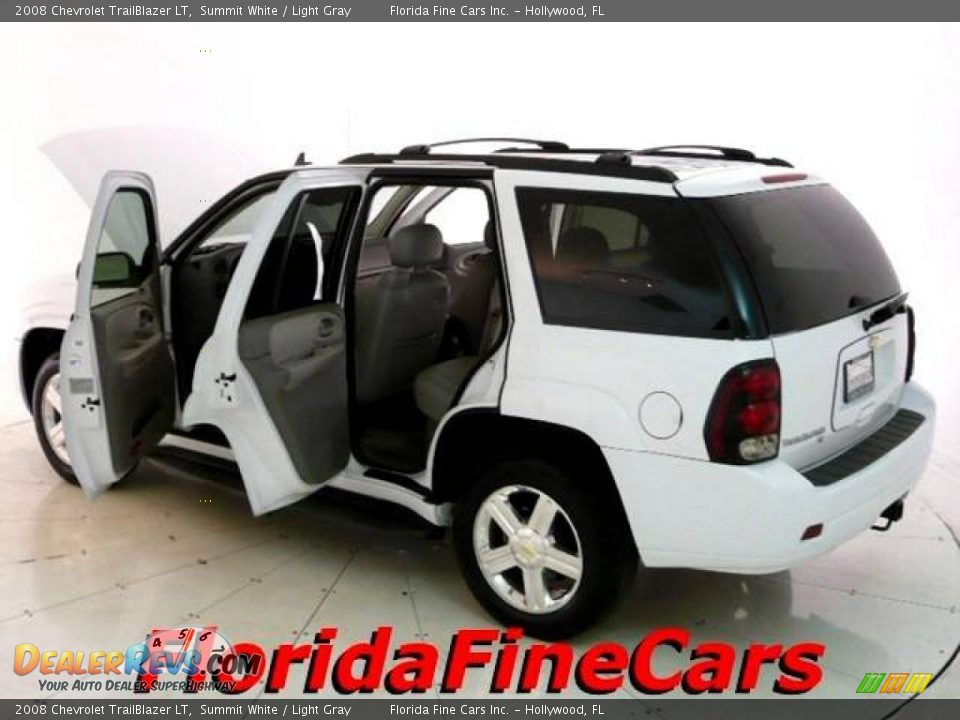 2008 Chevrolet TrailBlazer LT Summit White / Light Gray Photo #8