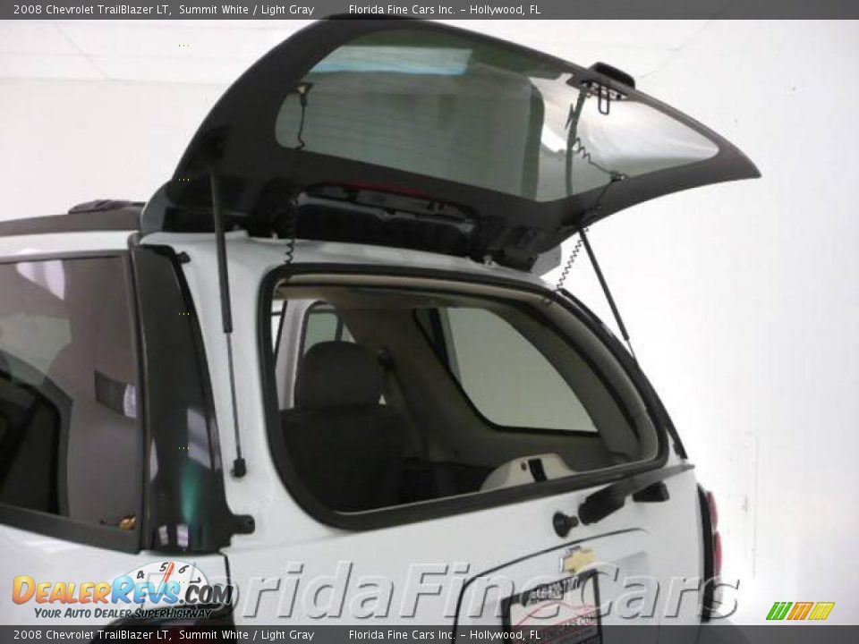 2008 Chevrolet TrailBlazer LT Summit White / Light Gray Photo #9