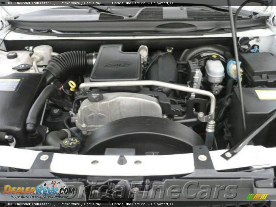 2008 Chevrolet TrailBlazer LT Summit White / Light Gray Photo #10