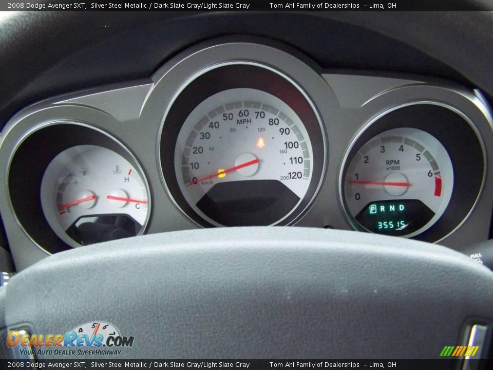 2008 Dodge Avenger SXT Silver Steel Metallic / Dark Slate Gray/Light Slate Gray Photo #15