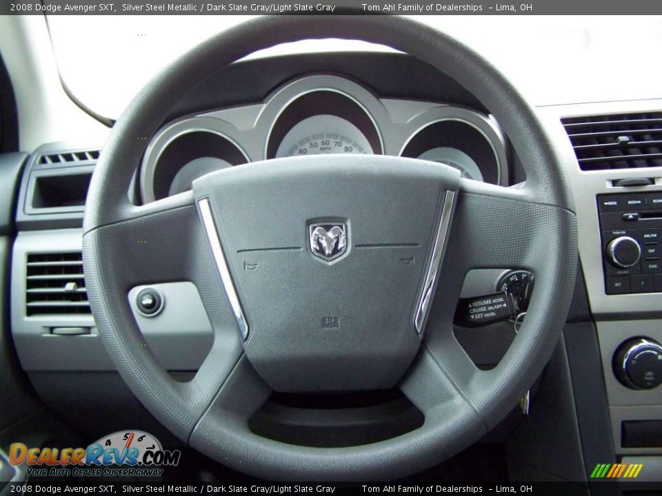 2008 Dodge Avenger SXT Silver Steel Metallic / Dark Slate Gray/Light Slate Gray Photo #16
