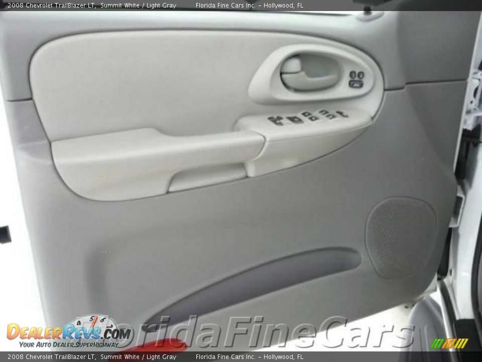 2008 Chevrolet TrailBlazer LT Summit White / Light Gray Photo #12
