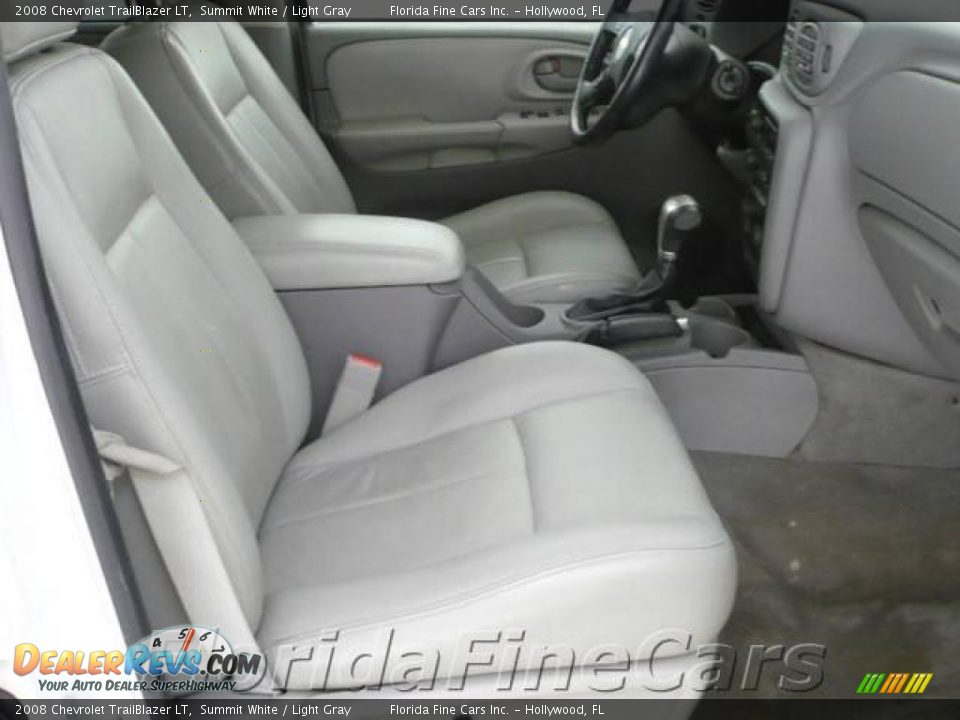 2008 Chevrolet TrailBlazer LT Summit White / Light Gray Photo #14