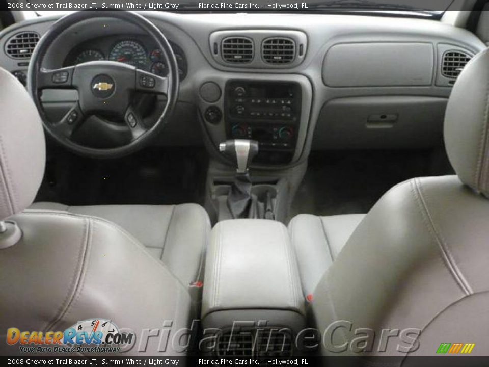 2008 Chevrolet TrailBlazer LT Summit White / Light Gray Photo #16