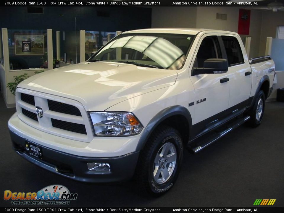 2009 Dodge Ram 1500 TRX4 Crew Cab 4x4 Stone White / Dark Slate/Medium Graystone Photo #1